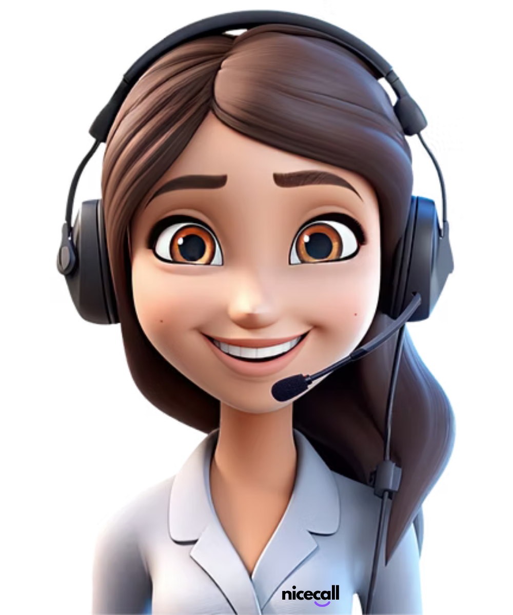 Nicecall AI receptionist illustration